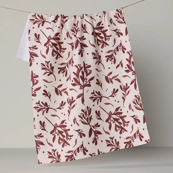 Holly Folly Tea Towel