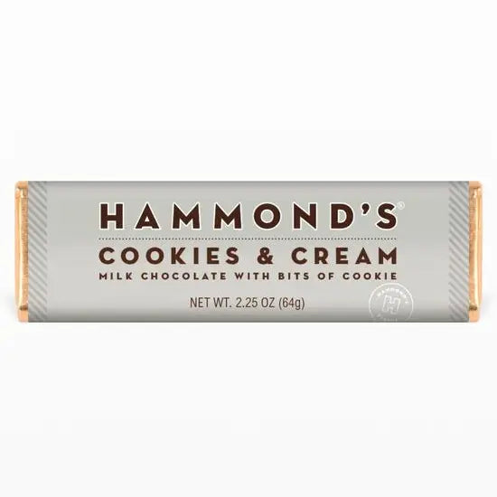 Hammond's Cookies & Cream Milk Chocolate Bar