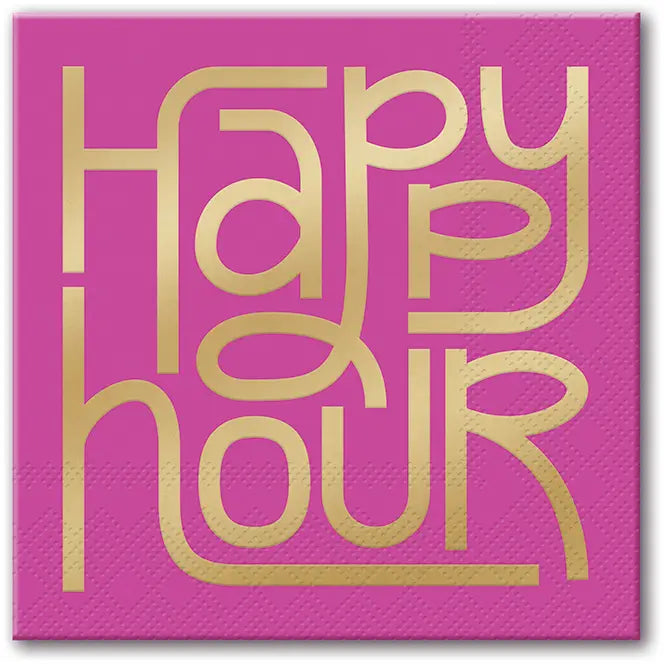 Happy Hour Beverage Napkins