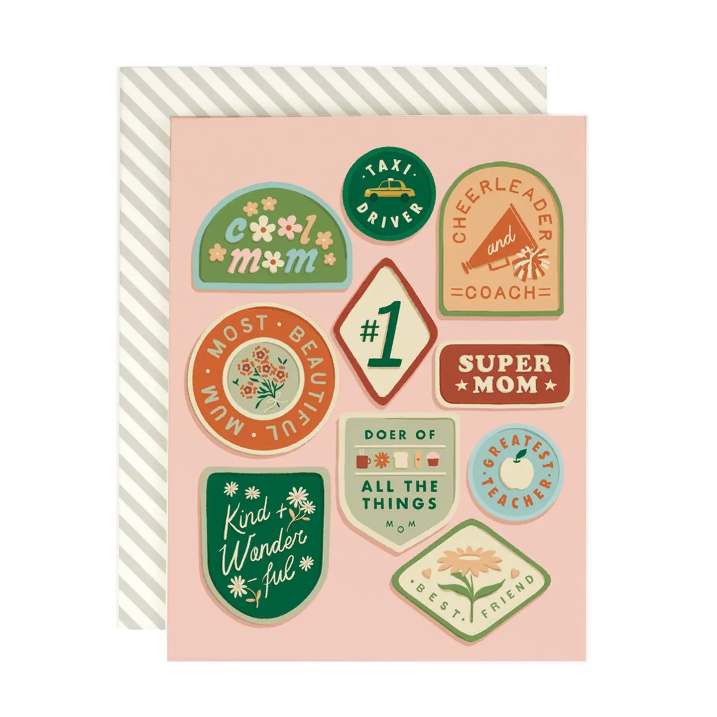 Merit Badges Mother's Day Card