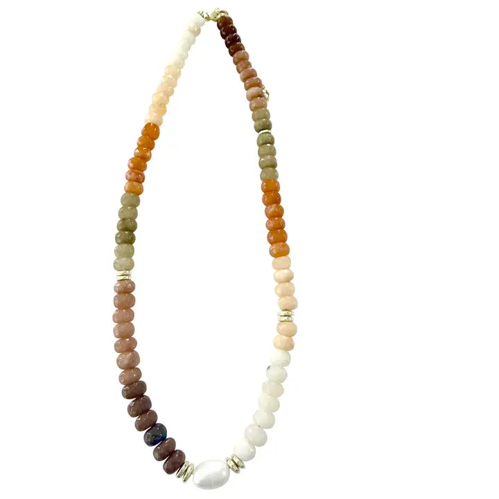 Karla Beaded Pearl Necklace