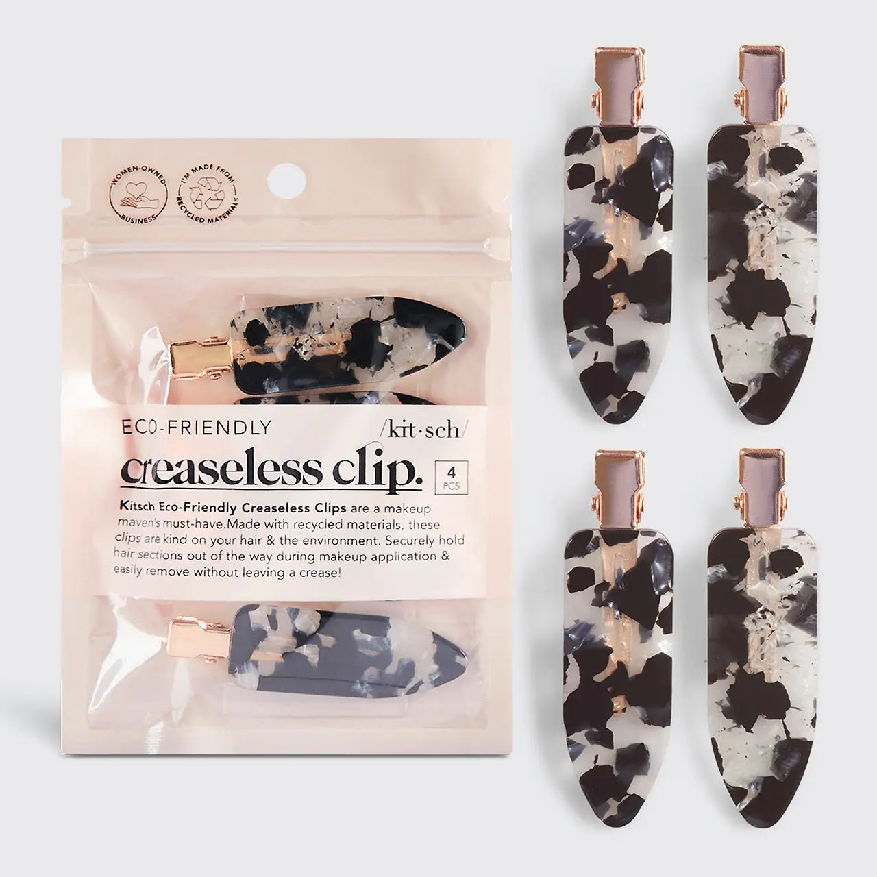 Eco-Friendly Creaseless Clips 4pc Set