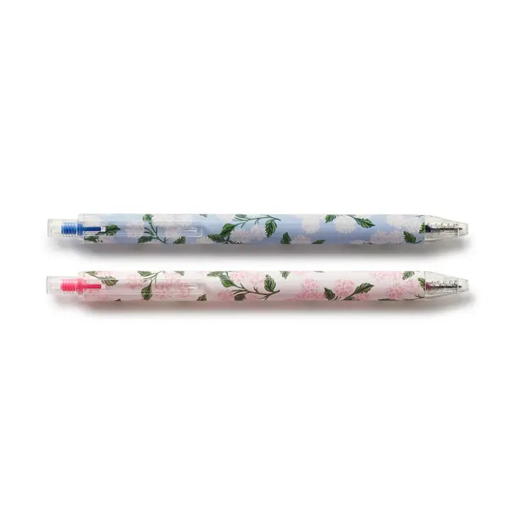 Hydrangea Gel Pen Set of 2