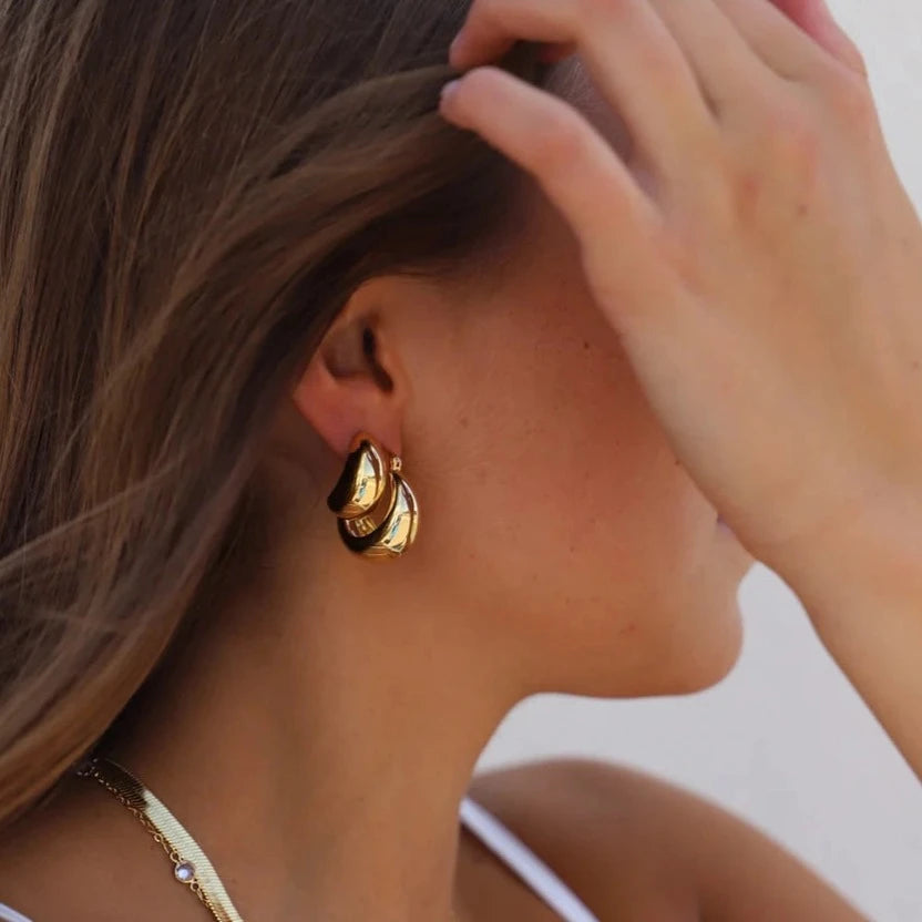 Bonnie Chunky Teardrop Studs