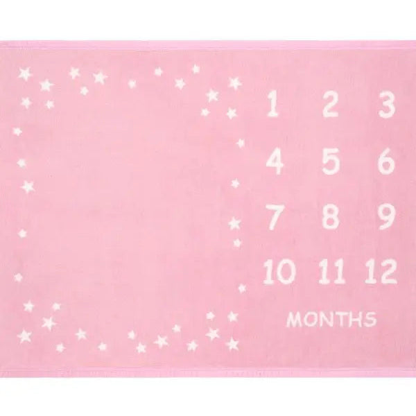 ChappyWrap Milestone Mini Blush Blanket