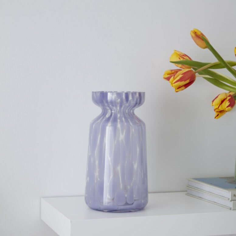 Cambria Confetti Glass Vase