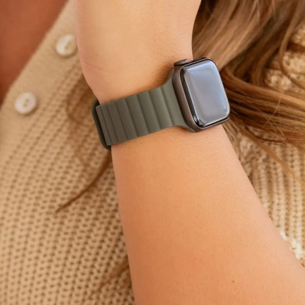 Pine Green Magnetic Loop Watch Band