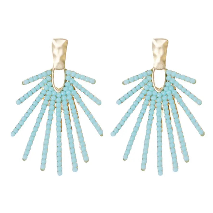 Sunburst Drop Earrings