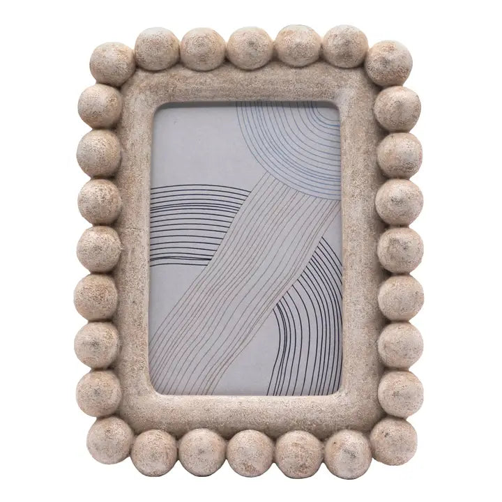 Sandstone Beaded Picture Frame