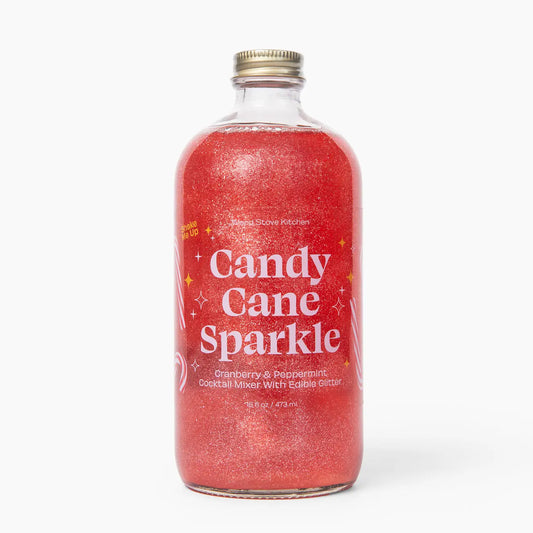 Candy Cane Sparkle Drink Mixer