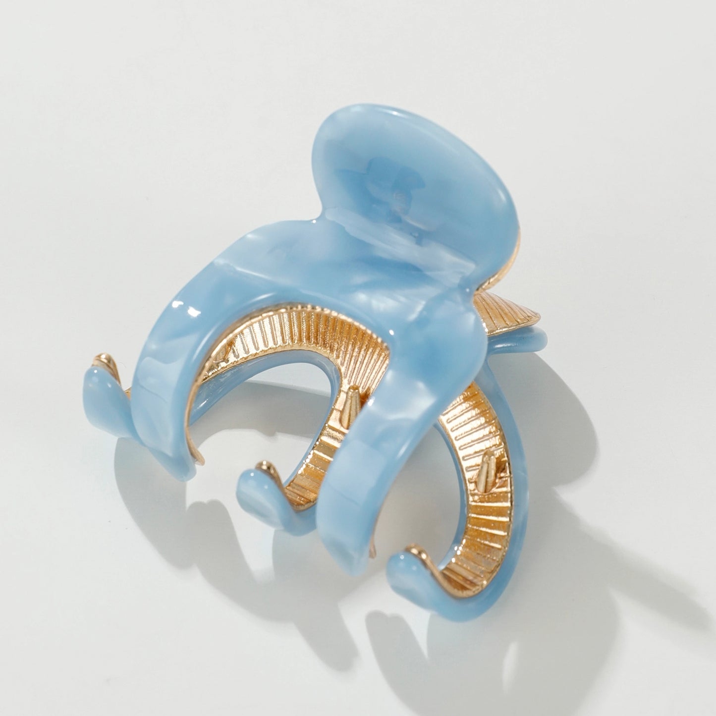 Jade Small Octopus Metal Claw Clips