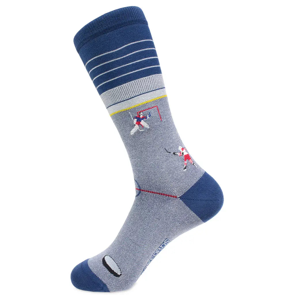 "Slap Shot" - Hockey Men's Pima Socks
