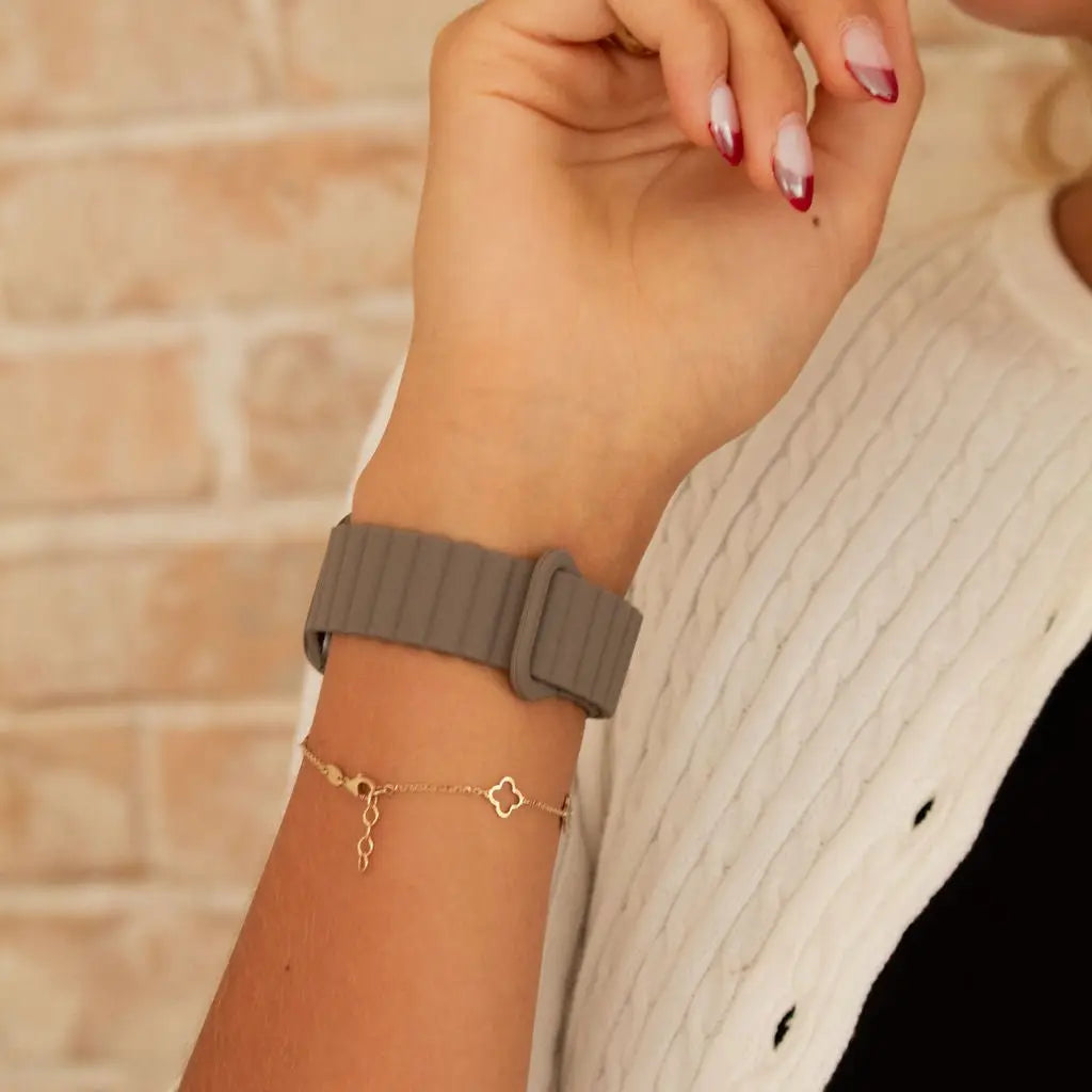 Ash Brown Magnetic Loop Watch Band