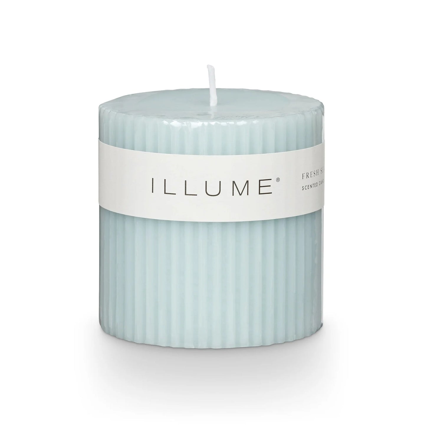 Fresh Sea Salt Fragranced Pillar Candle