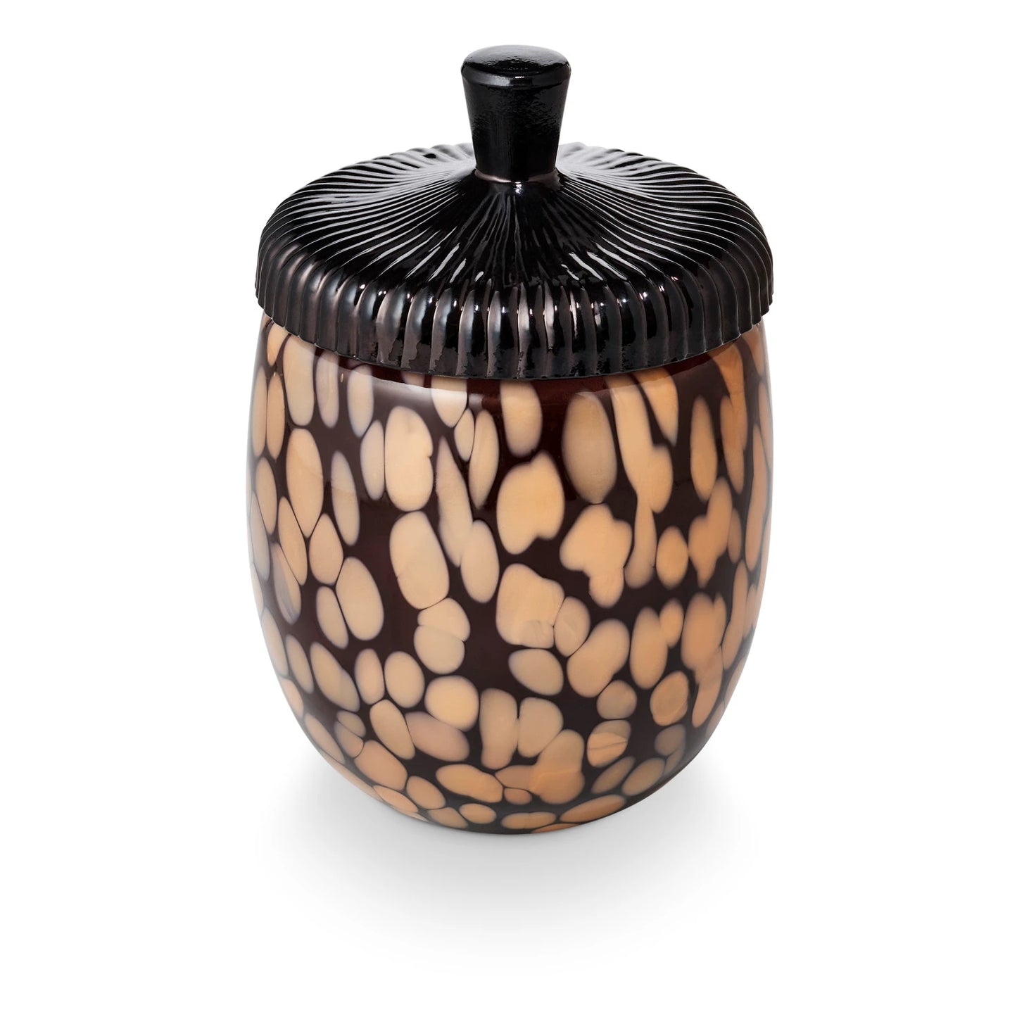 Glass Acorn Candle - Midnight Pumpkin