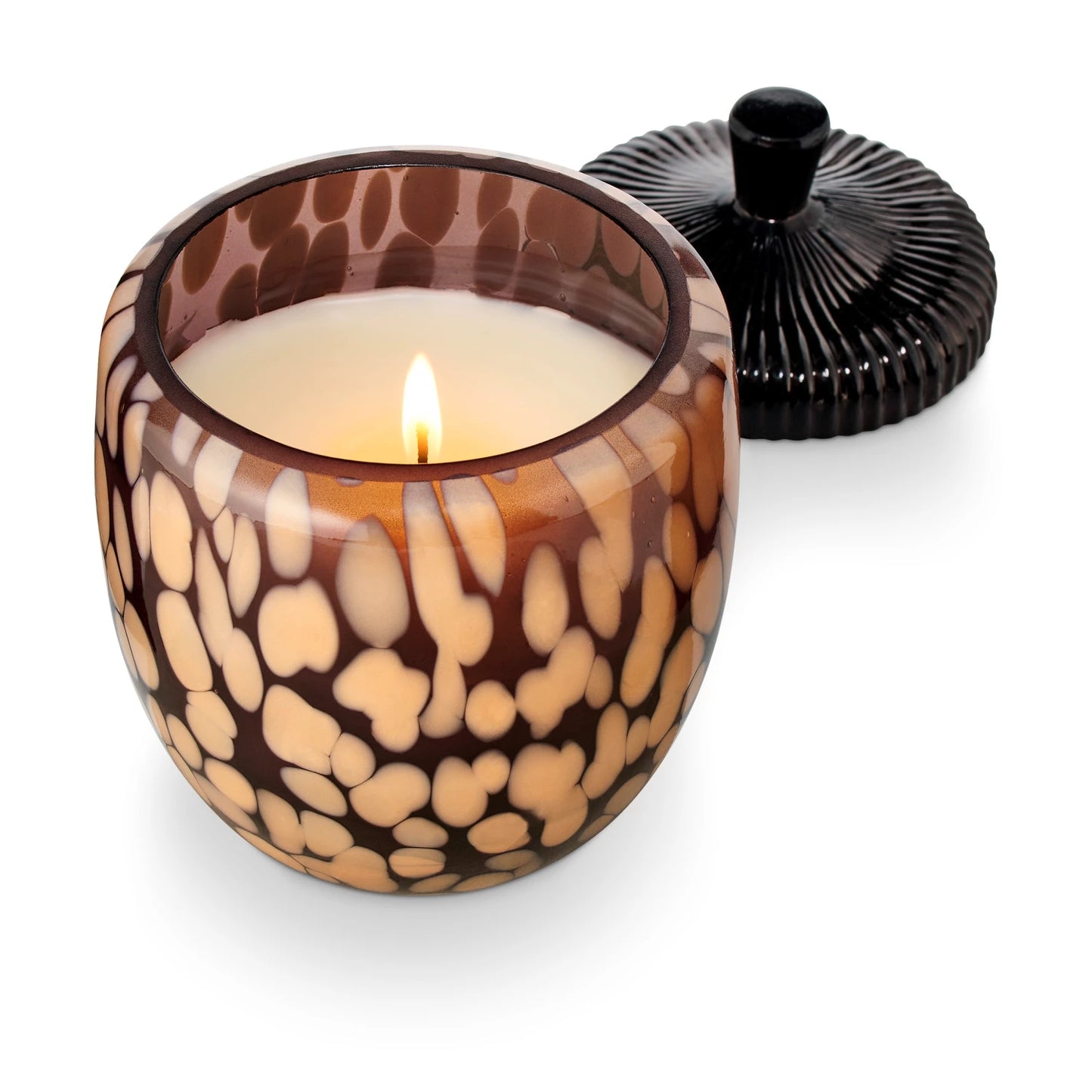 Glass Acorn Candle - Midnight Pumpkin