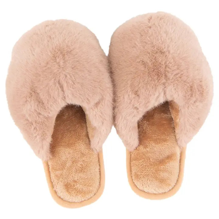 Faux Fur Jumbo Slippers