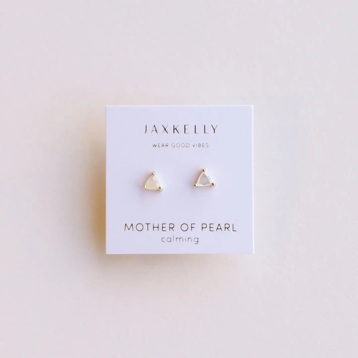 Mother of Pearl Mini Energy Gem Earrings