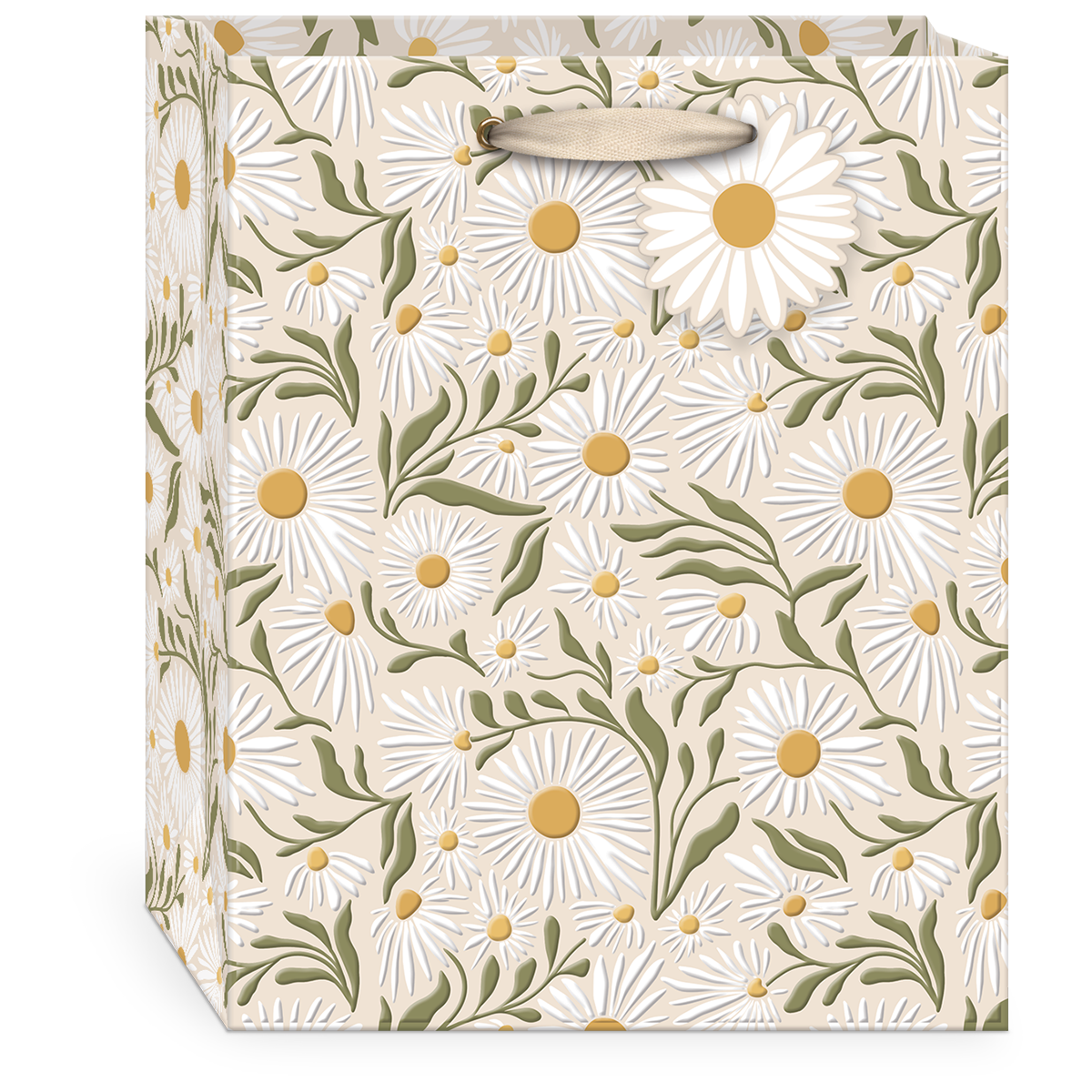 Flower Market White Daisy Gift Bag