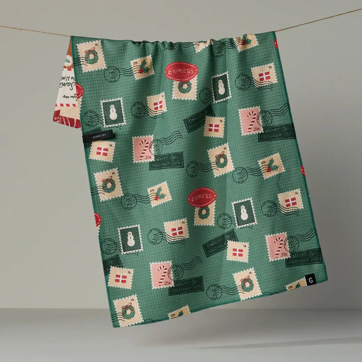 Merry Mail Luxe Kitchen Towel