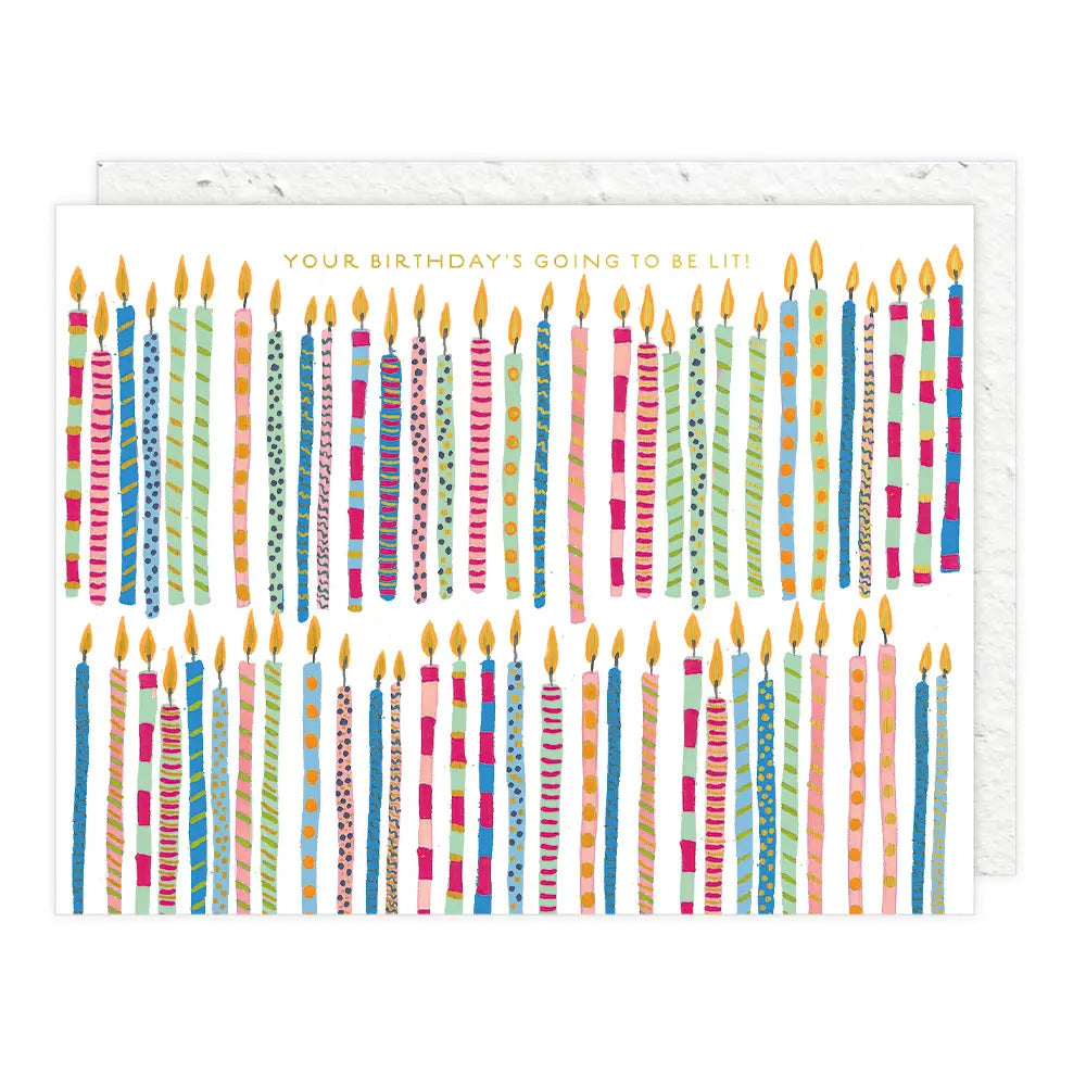 Bday Candles Birthday Card