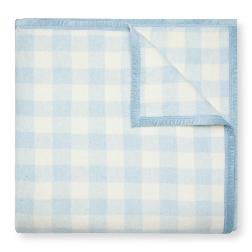 ChappyWrap Cozy Gingham Sky Blanket