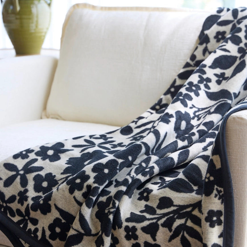 ChappyWrap Midnight Floral Blanket