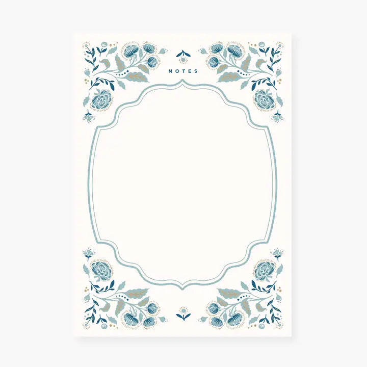 Brocade Floral Chubby Notepad
