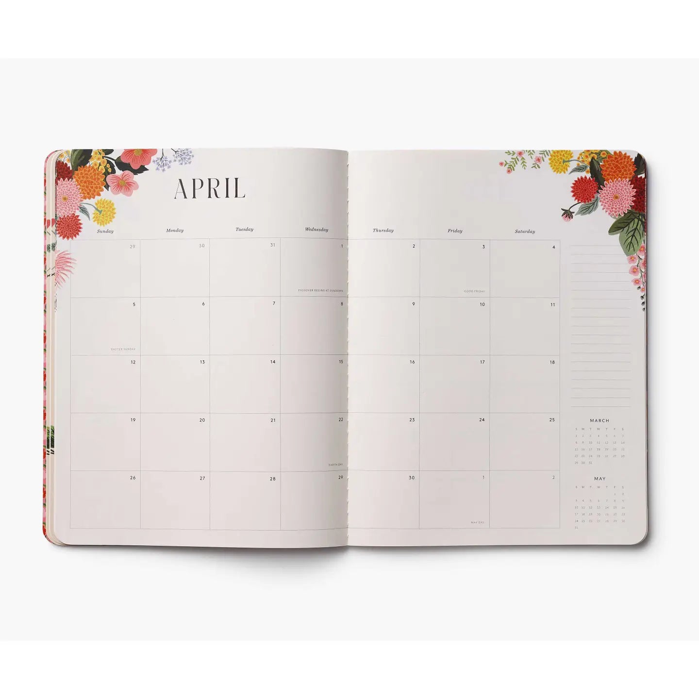 2026 Dahlia 12-Month Appointment Notebook