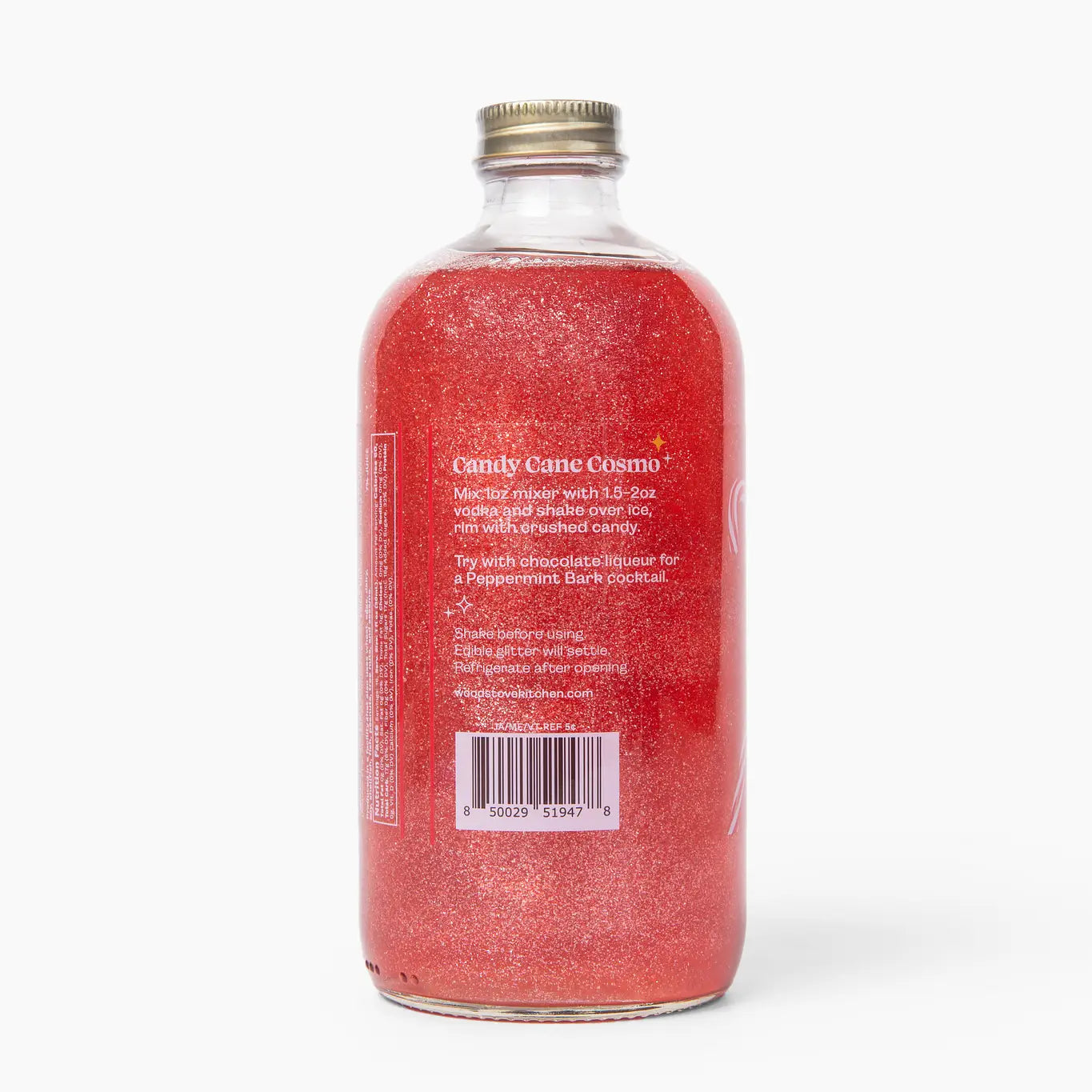 Candy Cane Sparkle Drink Mixer