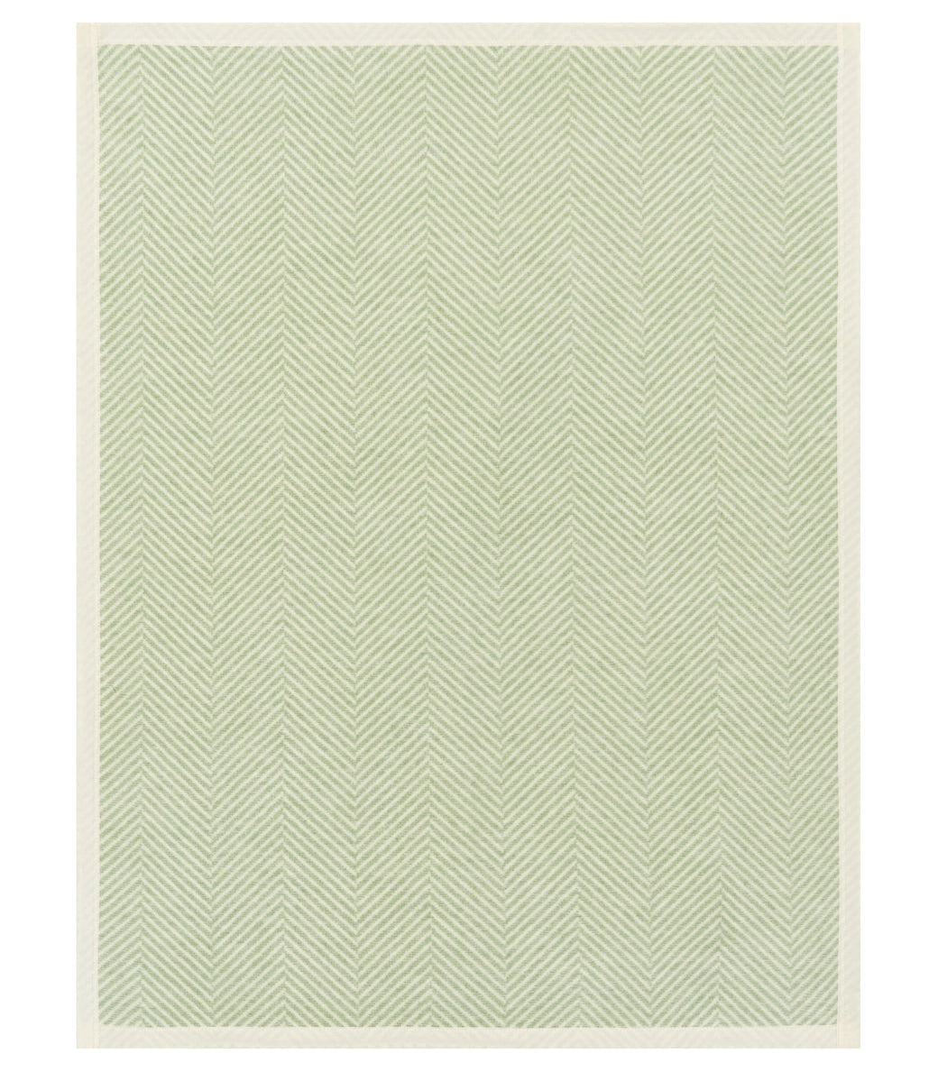 ChappyWrap Harborview Herringbone Sprout Green Blanket