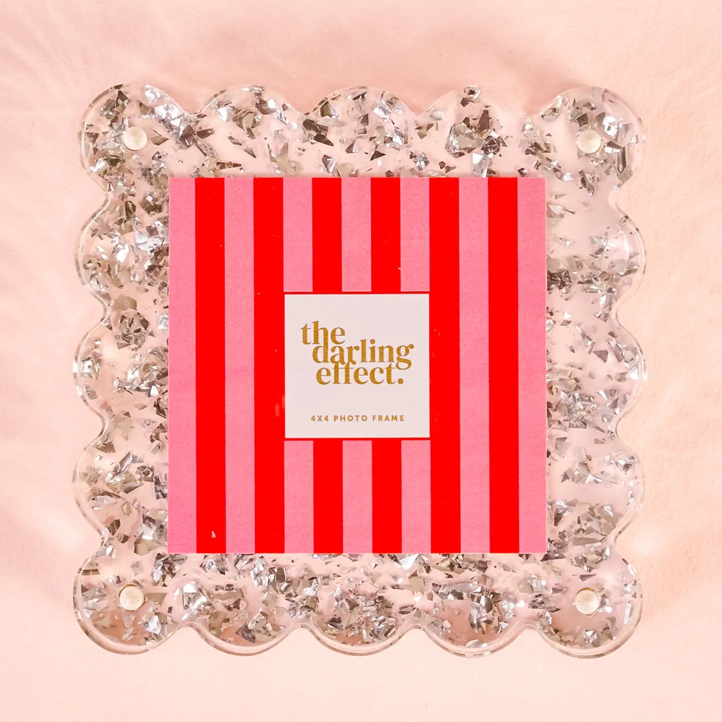 Square Scalloped Acrylic Frame