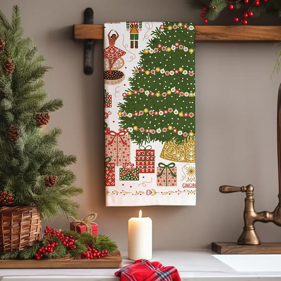 Christmas Tree Tea Towel