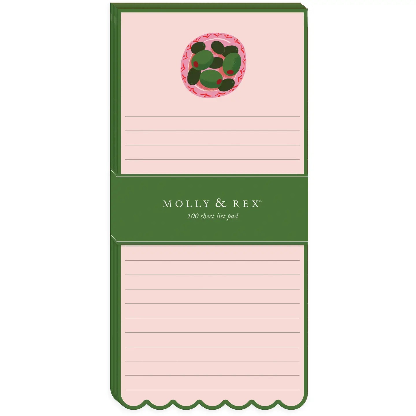 Mediterranea Olives Magnetic List Pad