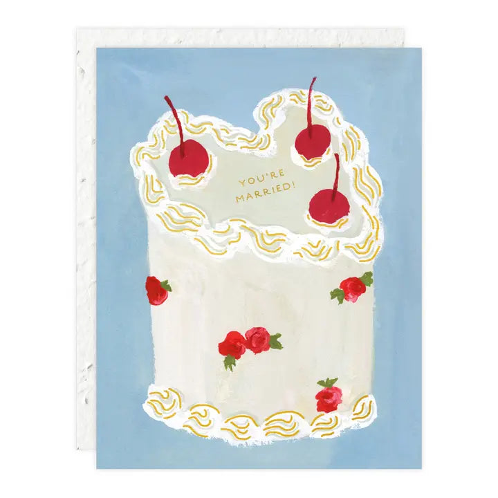 Heart You Cake Wedding Card