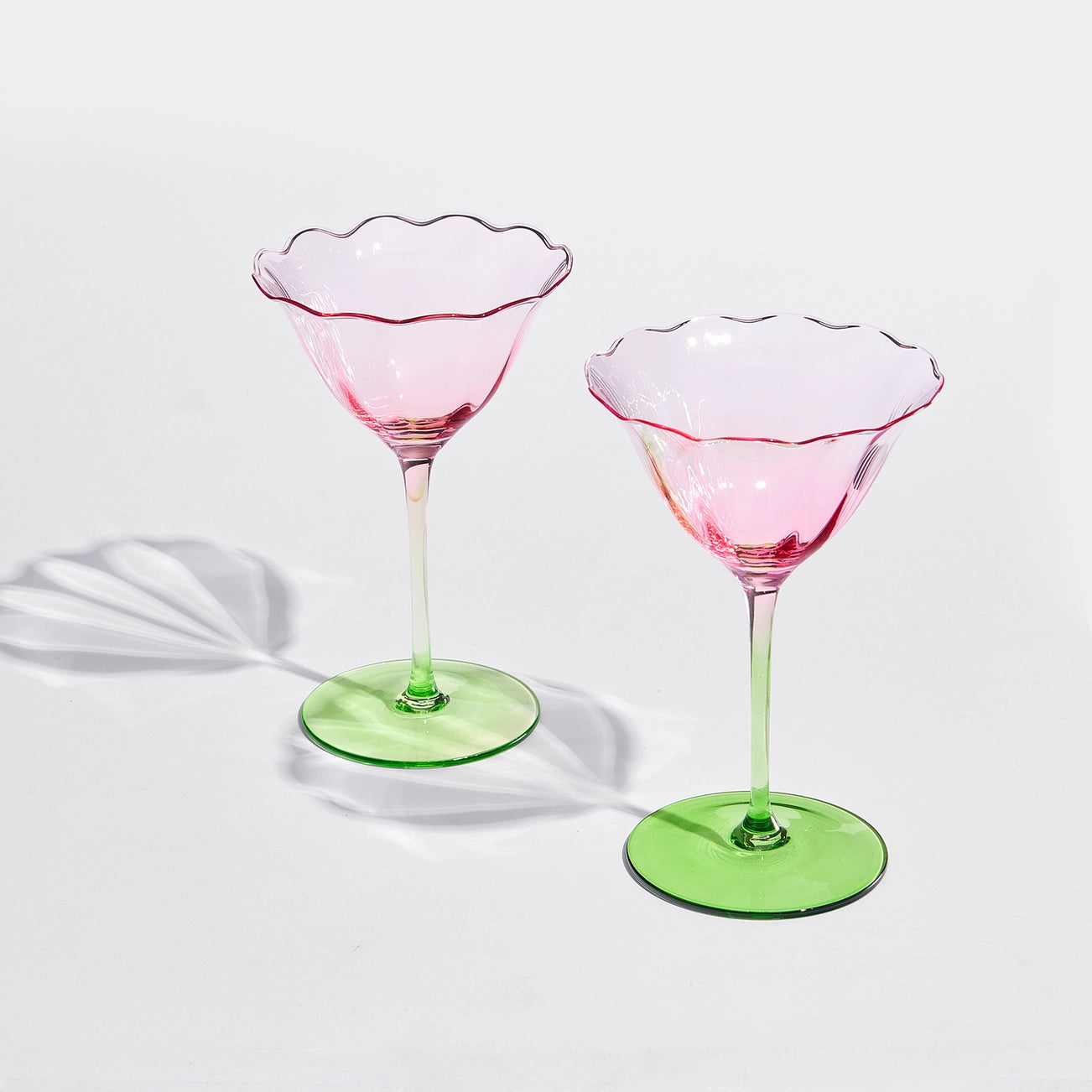 Tulip-Shaped Champagne Coupe Glass