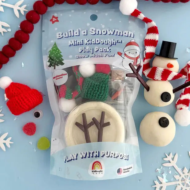 Build A Snowman Mini Kiddough Play Pack