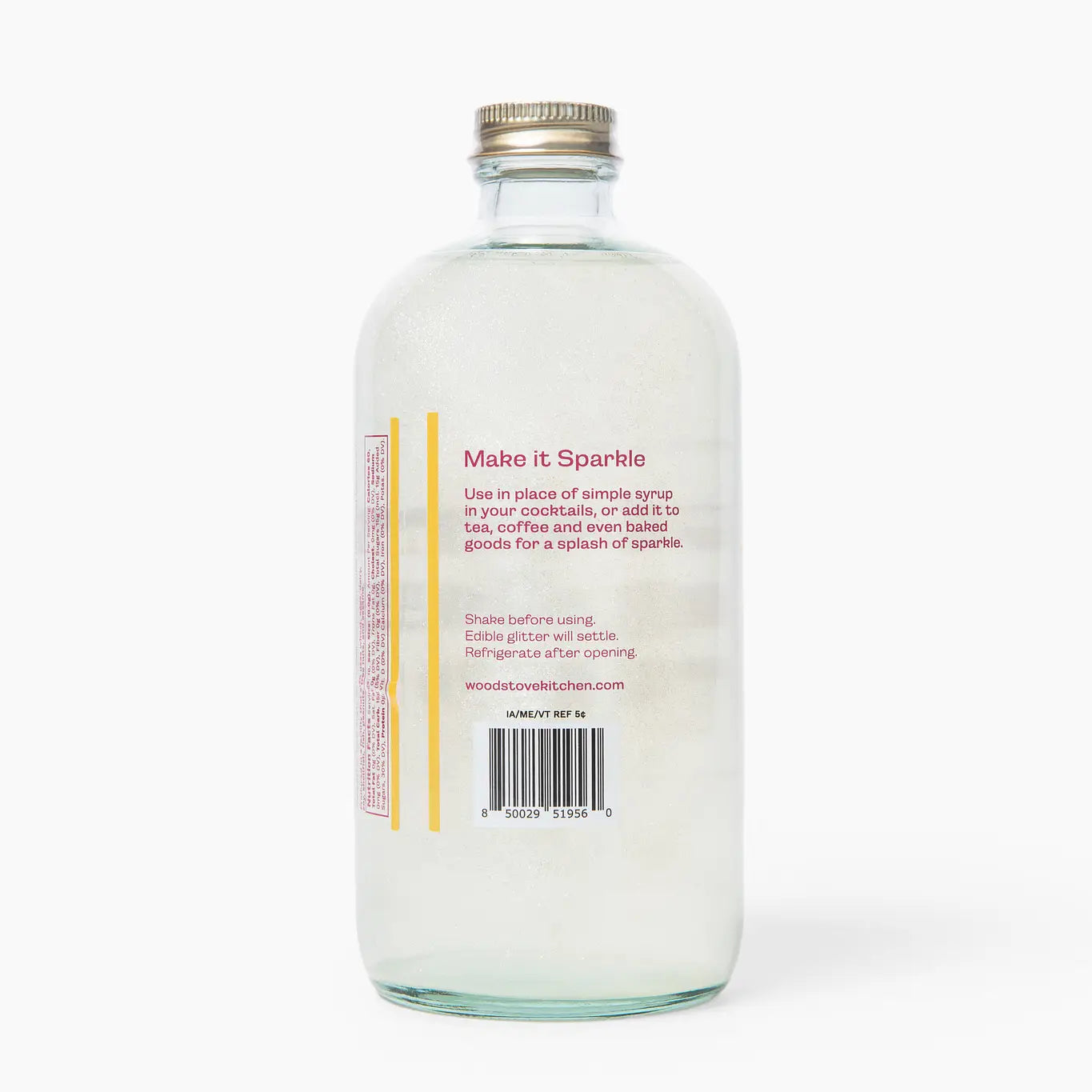 Simple Syrup with Edible Glitter
