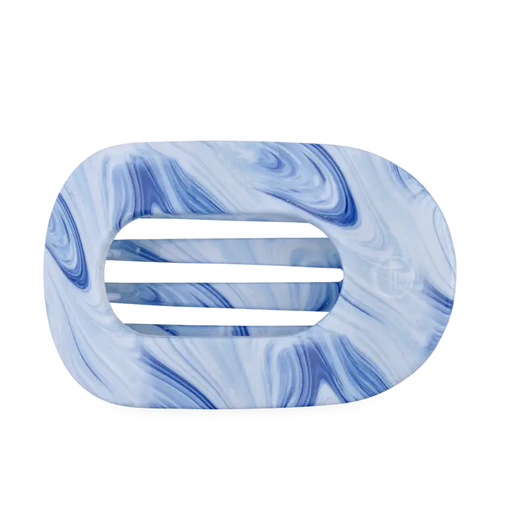 Teleties Round Flat Hair Clip | Large