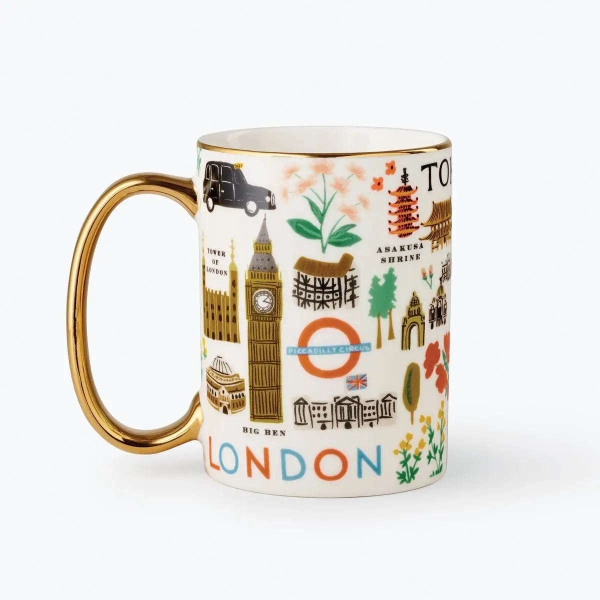Bon Voyage Porcelain Mug