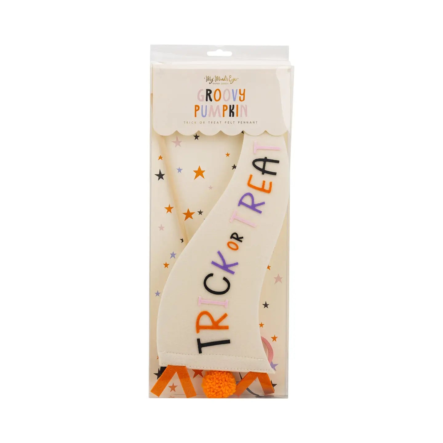 Trick or Treat Felt Pennant
