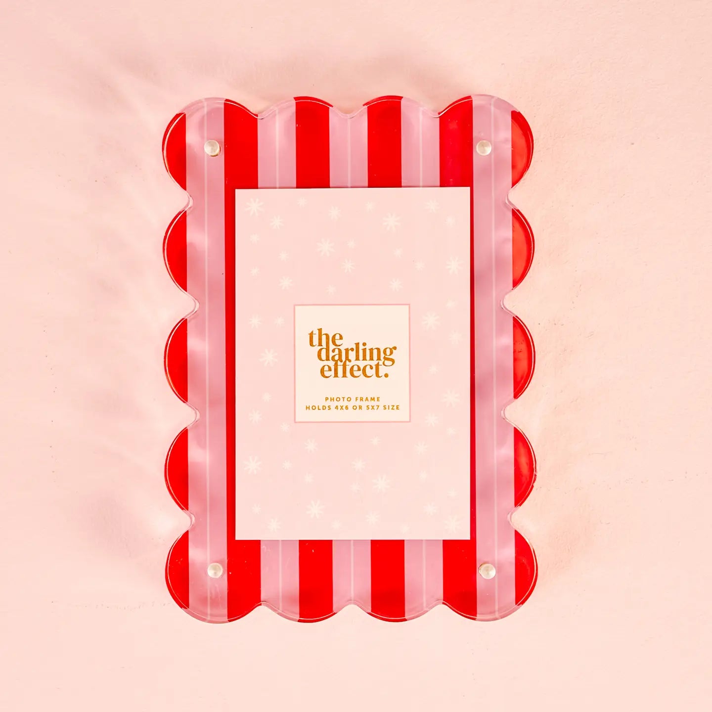 Rectangle Scalloped Acrylic Frame