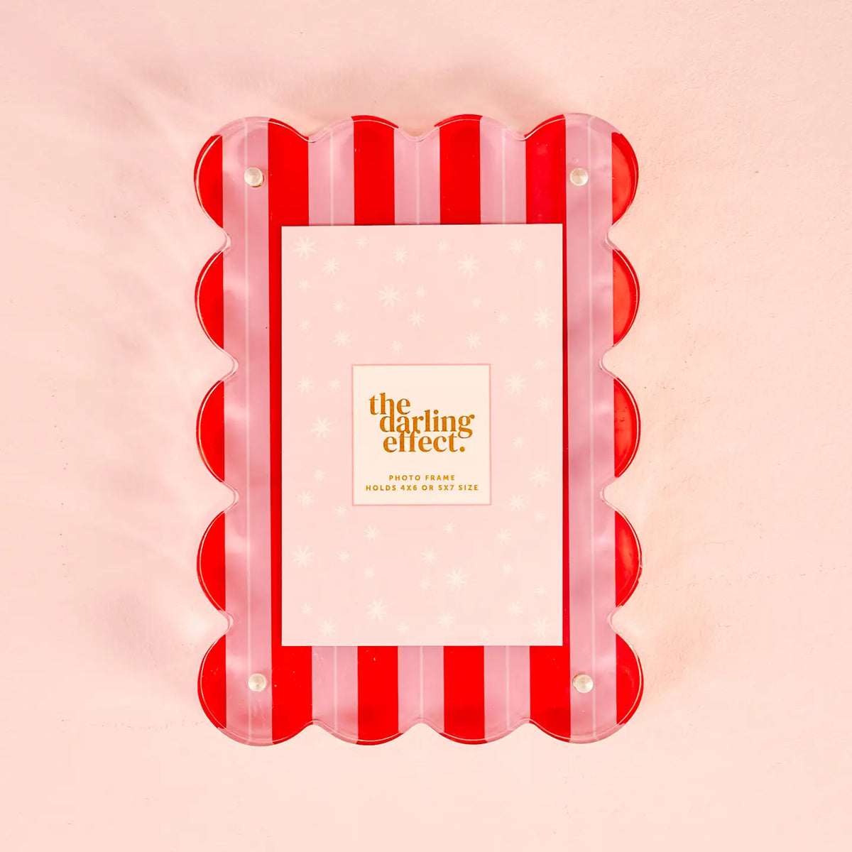 Rectangle Scalloped Acrylic Frame