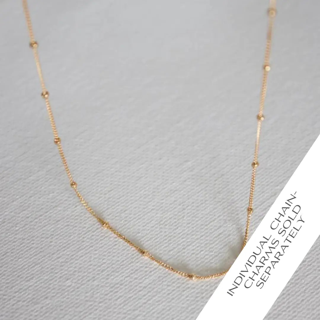 Gold Filled Satellite Cable Chain 18"
