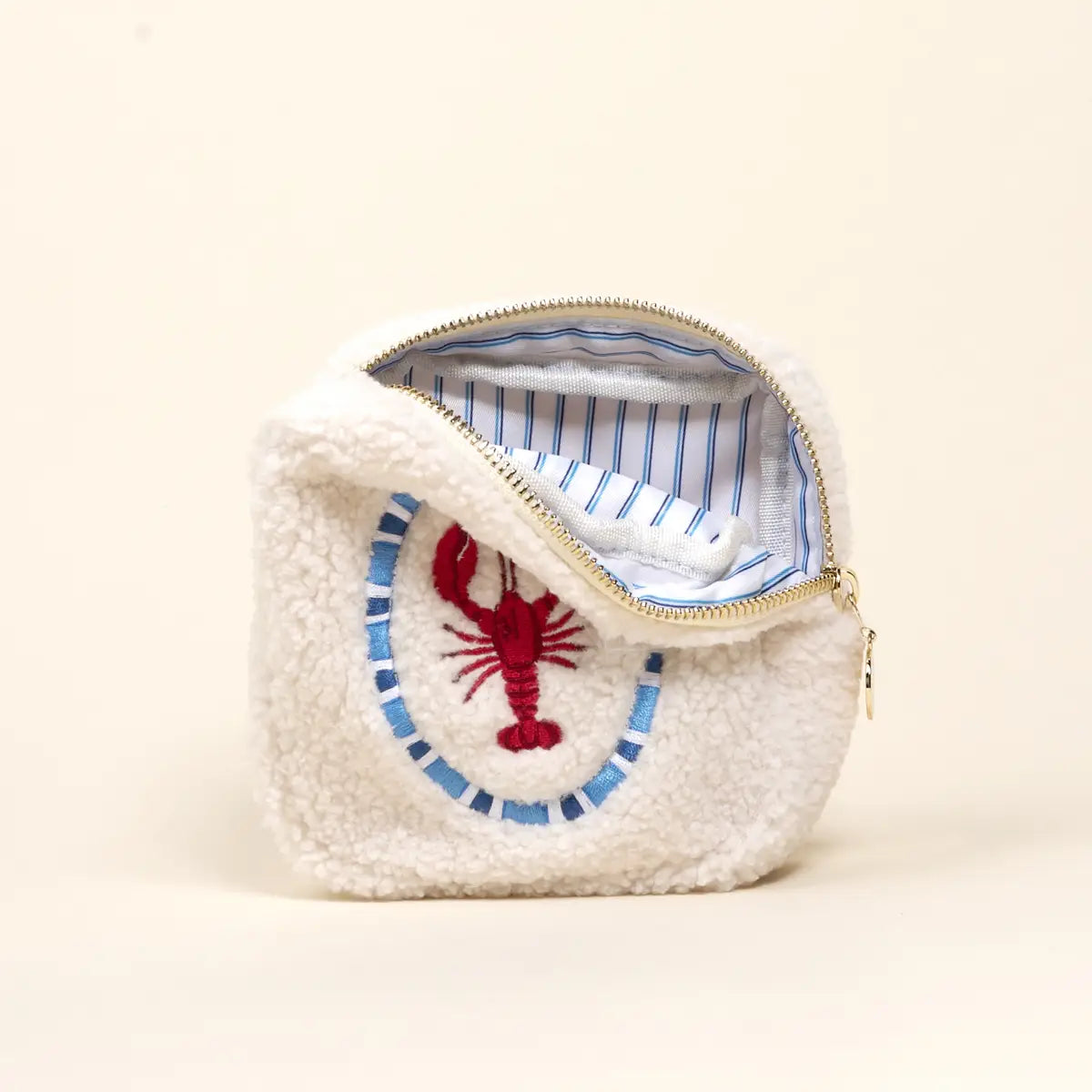Lobster Square Teddy Pouch