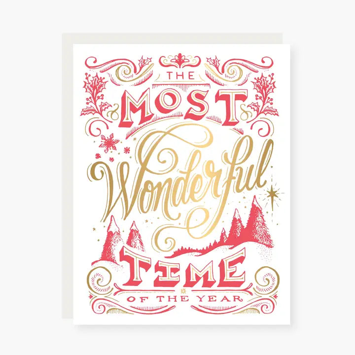 Most Wonderful Time of the Year Holiday Card