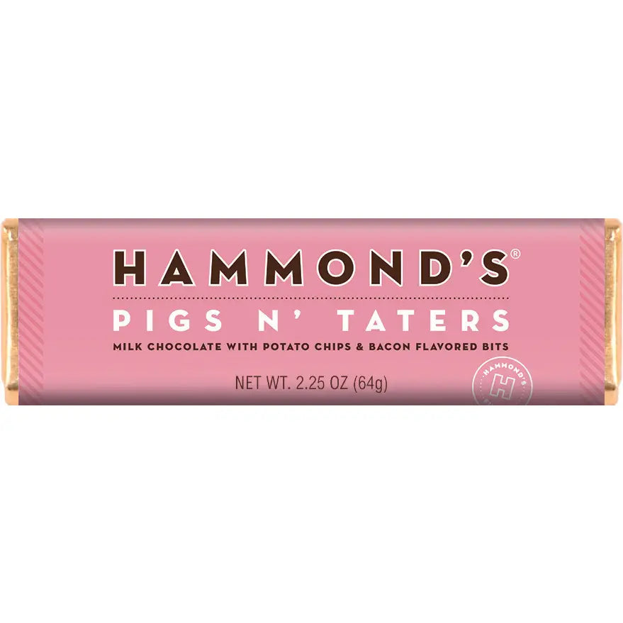 Hammond's Pigs N' Taters Chocolate Bar