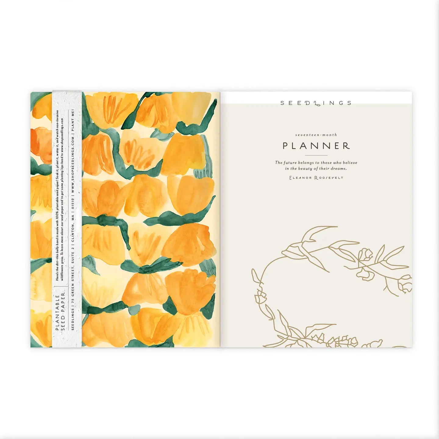 2025- 2026 Floral Abundance On the Go Planner