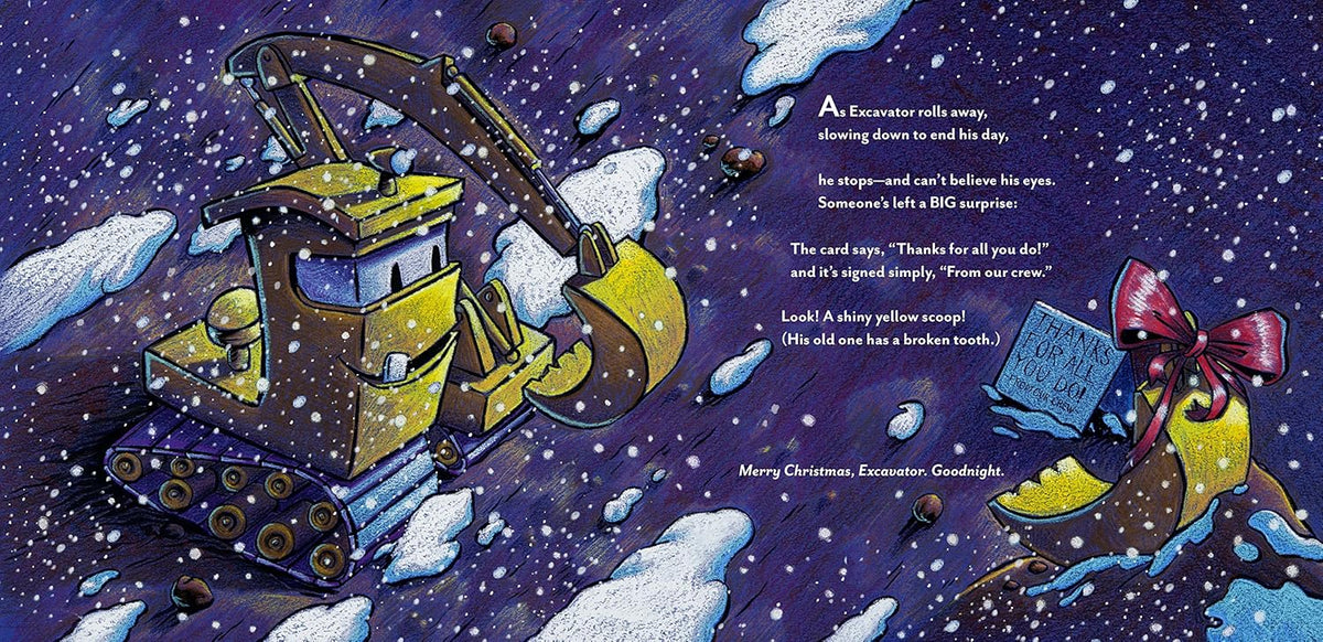 Construction Site on Christmas Night Book