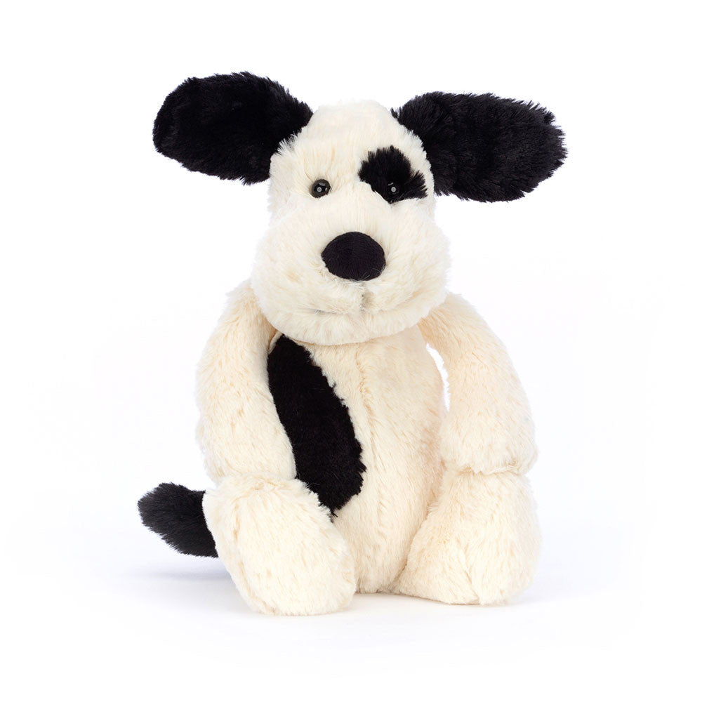 Bashful Black & Cream Puppy Jellycat
